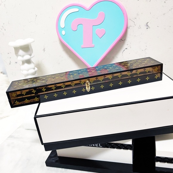 Authentic Louis Vuitton Rare Clear LV Monogram Jewelry / Display Box - Picture 10 of 16